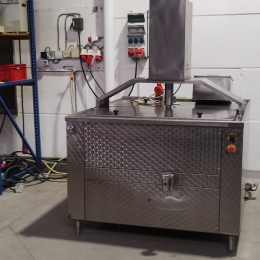 Muvero s/s double jacketed cooking vessel 400 liter with agitator